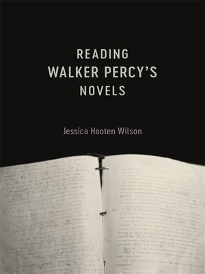 cover image of Reading Walker Percy's Novels